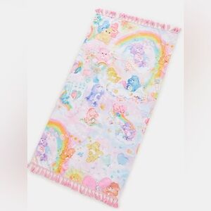 Colorful Bear Blanket with Tassels